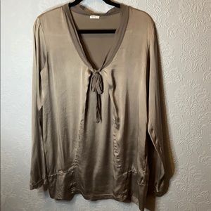 Transit par such Italian pewter silk tunic